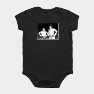 Woow!Dusty Rhodes and Andre The Giant Baby Bodysuit